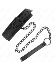 KINK - COLLIER DE BONDAGE EN NÉOPRÈNE MODÈLE 1 AVEC CEINTURE 78 CM RÉGLABLE 37,5 X 49,5 CM