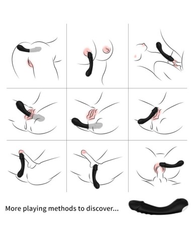 ARMONY - GODE VIBRATEUR POINT G SILICONE NOIR