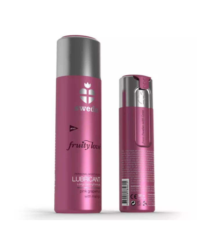 SWEDE - FRUITY LOVE LUBRIFIANT PAMPLEMOUSSE ROSE À LA MANGUE 100 ML
