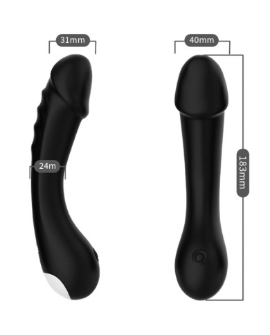ARMONY - GODE VIBRATEUR POINT G SILICONE NOIR