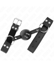 KINK - BÂTON BILLE SOUPLE ET SOLIDE 4 CM AVEC SANGLE EN CUIR 62 x 2,5 CM RÉGLABLE 42-58 CM