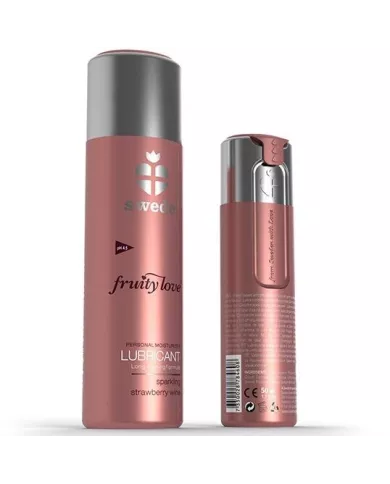 SWEDE - FRUITY LOVE LUBRIFIANT VIN MOUSSEUX FRAISE 100 ML