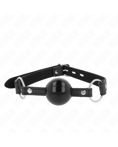 KINK - BÂTON TPE BALLE 4 CM AVEC SERRURE NOIRE 60 x 2 CM