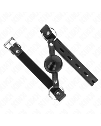 KINK - BÂTON TPE BALLE 4 CM AVEC SERRURE NOIRE 60 x 2 CM