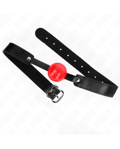 KINK - BALLE TPE SOUPLE 4 CM GAG MODÈLE 1 66 x 2,5 CM RÉGLABLE 41-61 CM