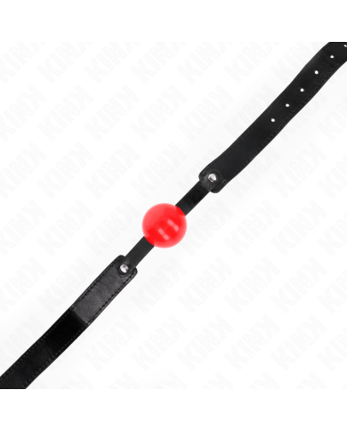 KINK - BALLE TPE SOUPLE 4 CM GAG MODÈLE 1 66 x 2,5 CM RÉGLABLE 41-61 CM