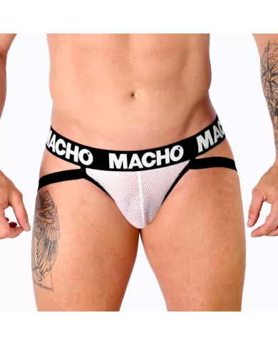 MACHO - MX26X1 JOCK GRID BLANC L