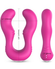ARMONY - VIBRATEUR SERAPH DOUBLE TÉLÉCOMMANDE FUCHSIA