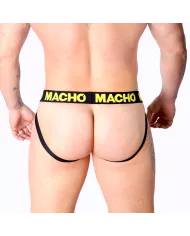 MACHO - MX25A JOCK LYCRA JAUNE S MACHO - MX25A JOCK LYCRA JAUNE S
