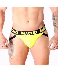 MACHO - MX25A JOCK LYCRA JAUNE M MACHO - MX25A JOCK LYCRA JAUNE M