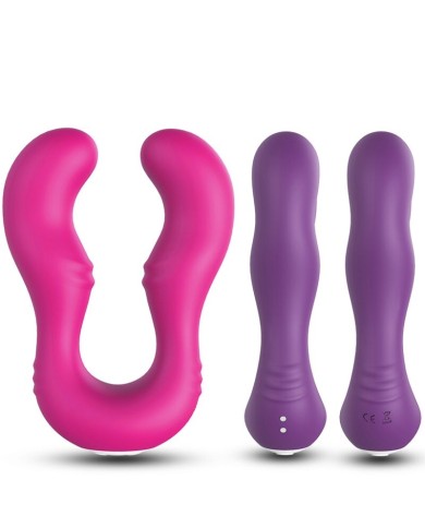 ARMONY - VIBRATEUR SERAPH DOUBLE TÉLÉCOMMANDE VIOLET