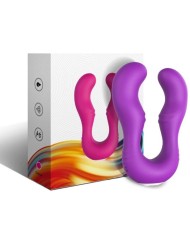 ARMONY - VIBRATEUR SERAPH DOUBLE TÉLÉCOMMANDE VIOLET