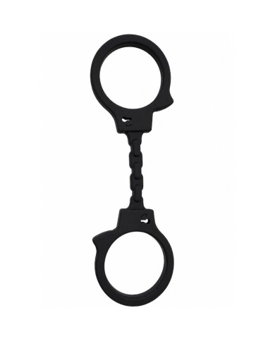 DIABLO PICANTE - MENOTTES EN SILICONE NOIRES