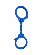 DIABLO PICANTE - MENOTTES EN SILICONE BLEUES