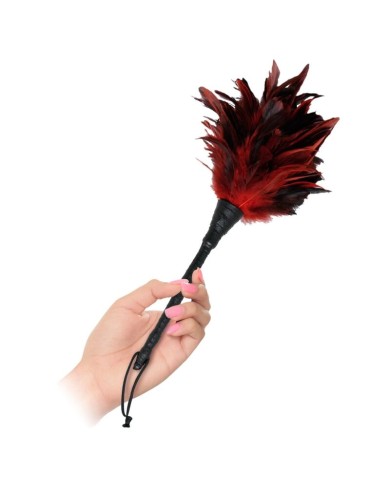 FETISH FANTASY SERIES - CARESSEUR DE PLUMES NOIRES ET ROUGES
