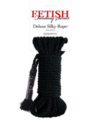 FETISH FANTASY SERIES - CORDE DE SOIE NOIRE DE LUXE 9,75 M