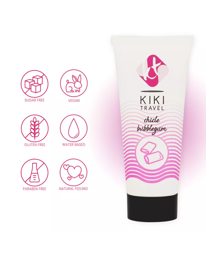 KIKÍ TRAVEL - LUBRIFIANT GOMME FRAISE 50 ML
