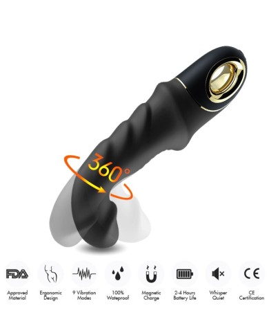ARMONY - JOYBLADE GODE VIBRATEUR ROTATEUR NOIR