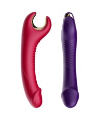ARMONY - VIBRATEUR & ROTATEUR PRINCE DILDO ROUGE