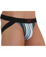 BURN - 009 JOCK MULTICOLORE / NOIR XL BURN - 009 JOCK MULTICOLORE / NOIR XL