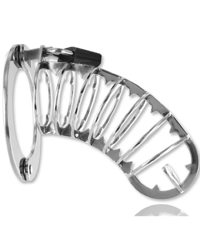 METAL HARD - CAGE PÉNIS AVEC SERRURE DE SÉCURITÉ 14 CM