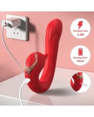 ARMONY - VIBRATEUR DELFIN MULTIPOSITION & EFFET CHALEUR ROUGE