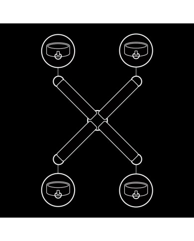 FETISH SUBMISSIVE - UNION DE MENOTTES EN CUIR VÉGAN