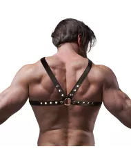FETISH SUBMISSIVE ATTITUDE - HARNAIS DE POITRINE EN ÉCO-CUIR POUR HOMMES BRIGADE