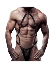 FETISH SUBMISSIVE ATTITUDE - HARNAIS JOCK STRAP EN CUIR ÉCOLOGIQUE POUR HOMMES FETISH SUBMISSIVE ATTITUDE - HARNAIS JOCK STRAP EN CUIR ÉCOLOGIQUE POUR HOMMES