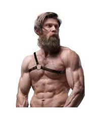 FETISH SUBMISSIVE - HARNAIS EN CUIR ÉCOLOGIQUE POUR HOMMES  ÉPAULES CROISÉES ATTITUDE FETISH SUBMISSIVE - HARNAIS EN CUIR ÉCOLOGIQUE POUR HOMMES  ÉPAULES CROISÉES ATTITUDE
