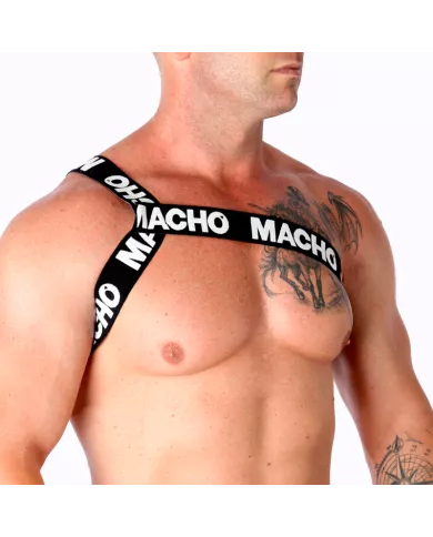 MACHO - HARNAIS ROMAIN BLANC S/M