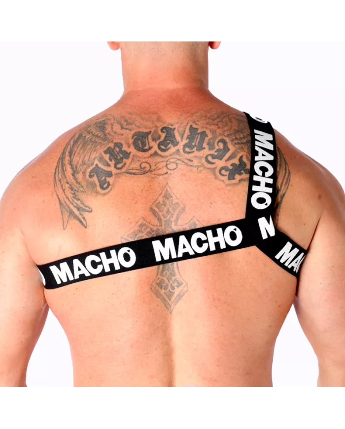 MACHO - HARNAIS ROMAIN BLANC L/XL MACHO - HARNAIS ROMAIN BLANC L/XL