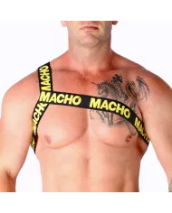 MACHO - HARNAIS ROMAIN JAUNE S/M MACHO - HARNAIS ROMAIN JAUNE S/M