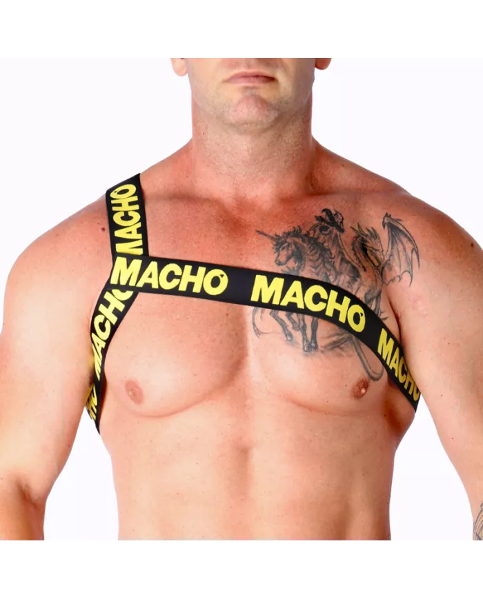 MACHO - HARNAIS ROMAIN JAUNE L/XL MACHO - HARNAIS ROMAIN JAUNE L/XL