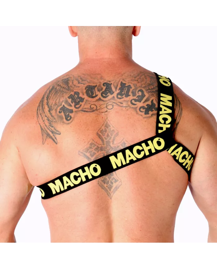 MACHO - HARNAIS ROMAIN JAUNE L/XL MACHO - HARNAIS ROMAIN JAUNE L/XL
