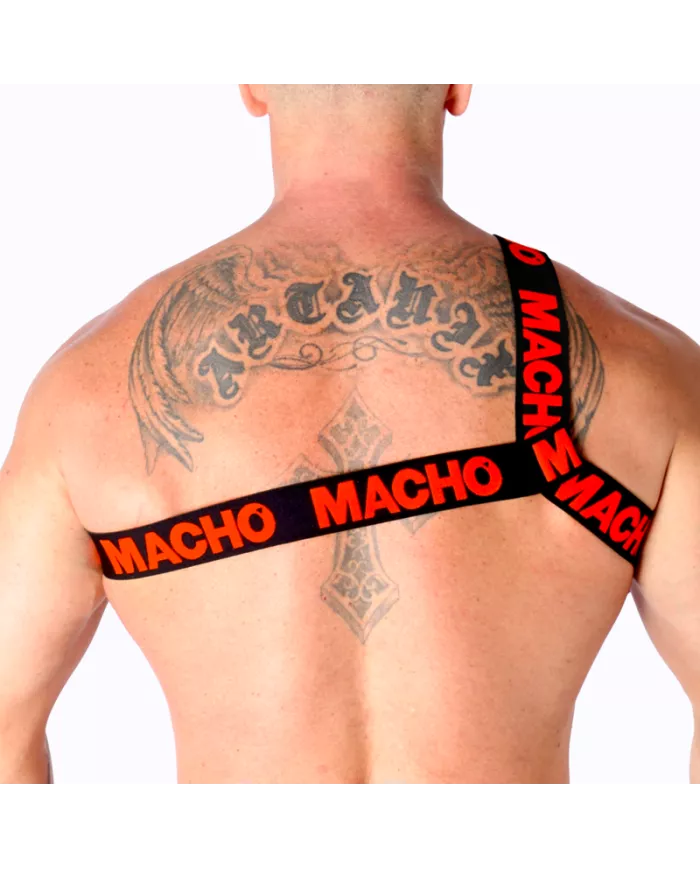 MACHO - HARNAIS ROMAIN ROUGE L/XL MACHO - HARNAIS ROMAIN ROUGE L/XL
