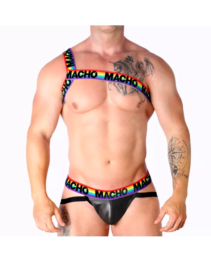 MACHO - HARNAIS ROMAIN PRIDE L/XL MACHO - HARNAIS ROMAIN PRIDE L/XL
