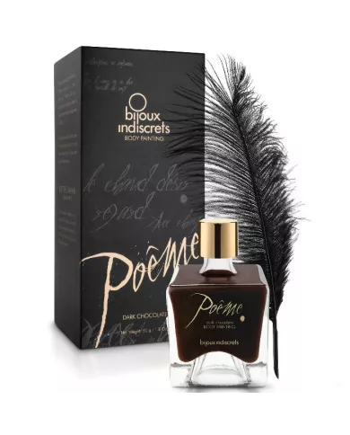 BIJOUX - POEME PEINTURE COMESTIBLE CHOCOLAT NOIR 50 GR