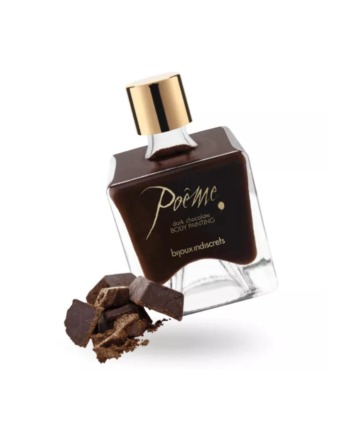BIJOUX - POEME PEINTURE COMESTIBLE CHOCOLAT NOIR 50 GR