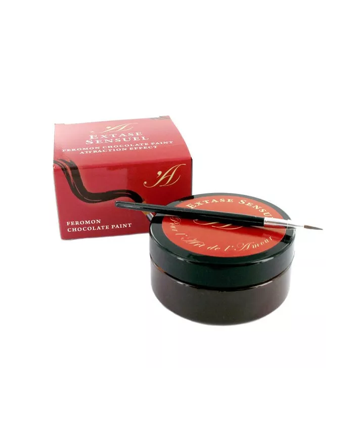 EXTASE SENSUAL - PEINTURE CORPORELLE AU CHOCOLAT AVEC EFFET DATTRACTION 50 ML EXTASE SENSUAL - PEINTURE CORPORELLE AU CHOCOLAT AVEC EFFET DATTRACTION 50 ML