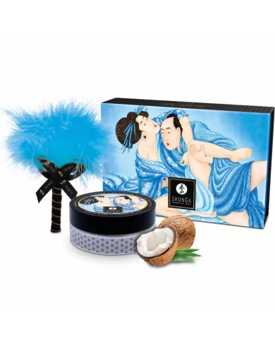 SHUNGA - KIT DE POUDRE DE MASSAGE COMESTIBLE À LA NOIX DE COCO SHUNGA - KIT DE POUDRE DE MASSAGE COMESTIBLE À LA NOIX DE COCO