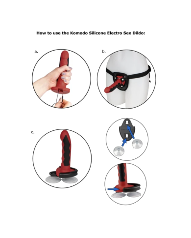 ELECTRASTIM - GODE KOMODO SILICONE FUSION