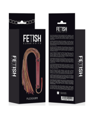 FETISH SUBMISSIVE DARK ROOM - FOUET EN CUIR VÉGÉTALIEN