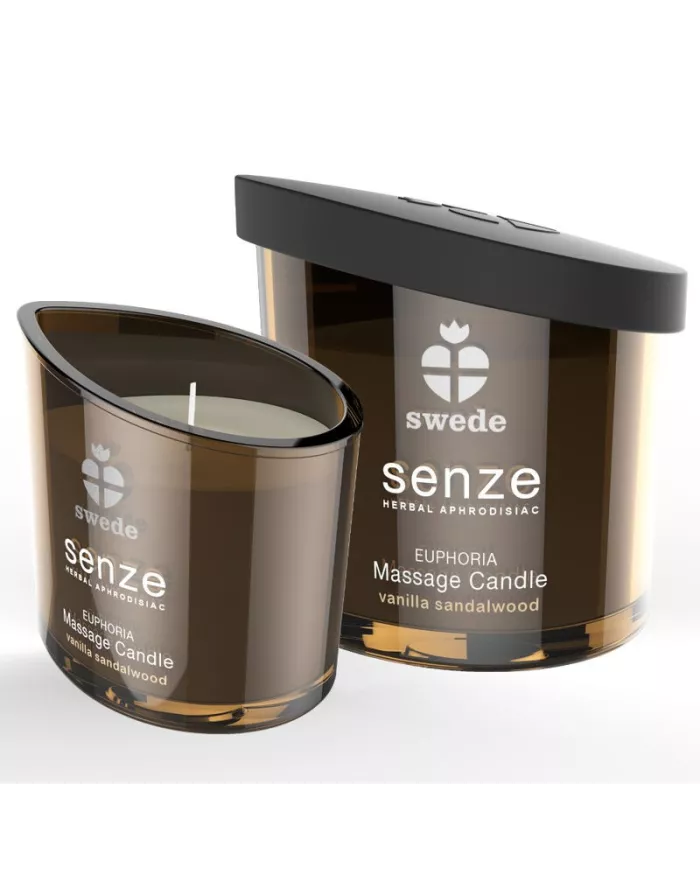 SWEDE - BOUGIE DE MASSAGE SENZE EUPHORIA - VANILLE, BOIS DE SANTAL