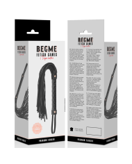 BEGME - BLACK EDITION FLOGGER EN CUIR VEGAN