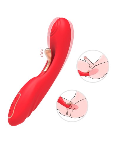 ARMONY - VIBRATEUR À LANGUE OSCILLANTE ROUGE