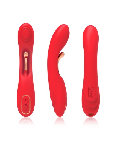 ARMONY - VIBRATEUR À LANGUE OSCILLANTE ROUGE