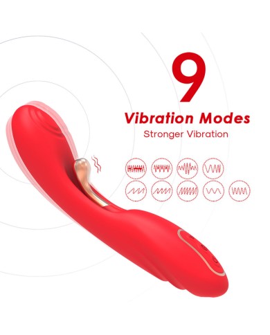 ARMONY - VIBRATEUR À LANGUE OSCILLANTE ROUGE