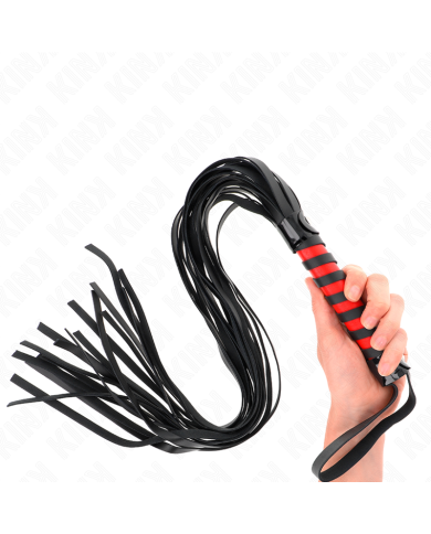 KINK - FOUET LONG RAYÉ 70 CM