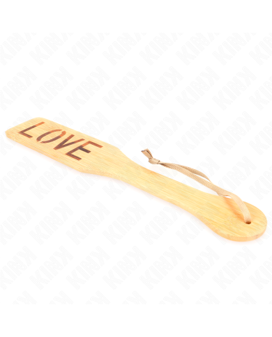 KINK - PALETTE EN BAMBOU MOT AMOUR 32 X 5,5 CM